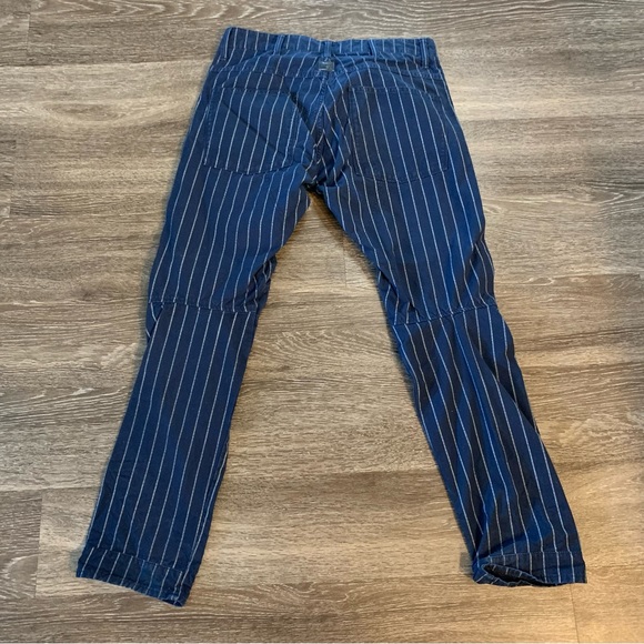 G-Star Raw Men’s 5622 Elwood 3D Tapered Navy Pinstripe Jeans 30x32 - Picture 9 of 14